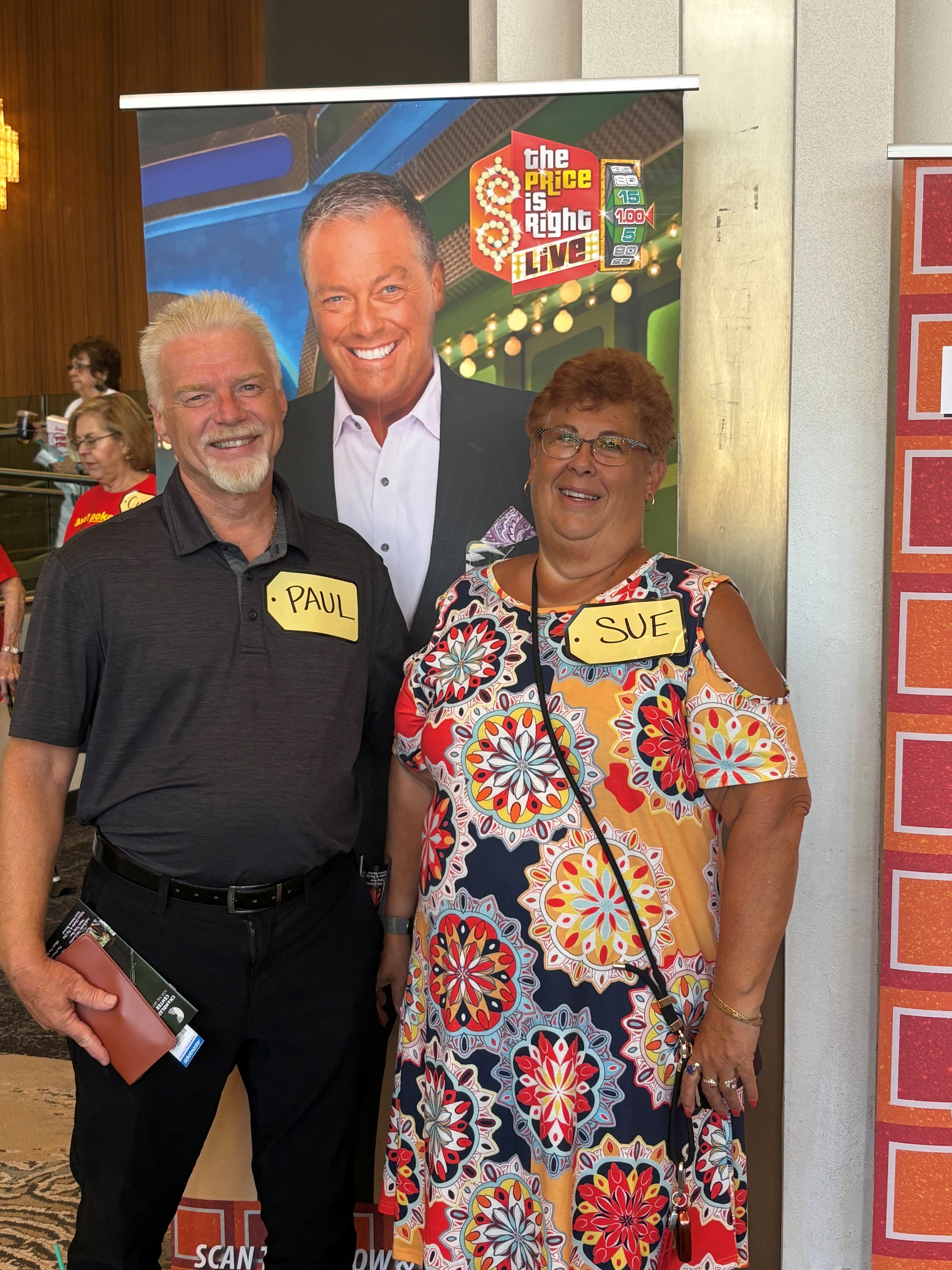 Sue & Paul Price is Right